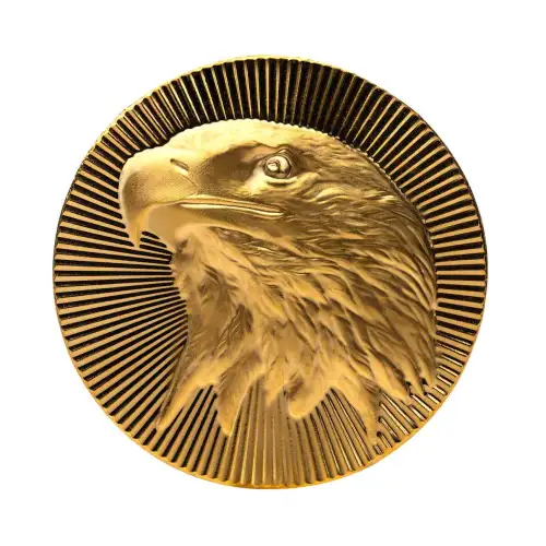 1 oz Eagle Scottsdale Stacker - Gold Round (3)