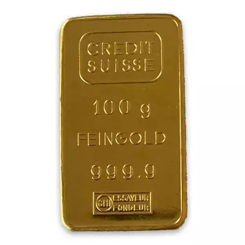 100g Credit Suisse Gold Bar (3)