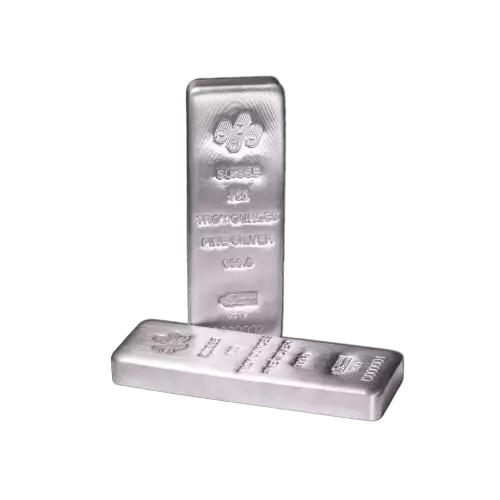 100oz PAMP Cast Silver Bar (5)