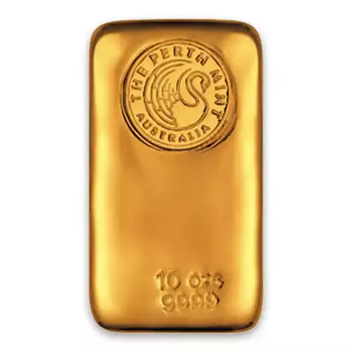 10oz Australian Perth Mint gold bar - cast (2)