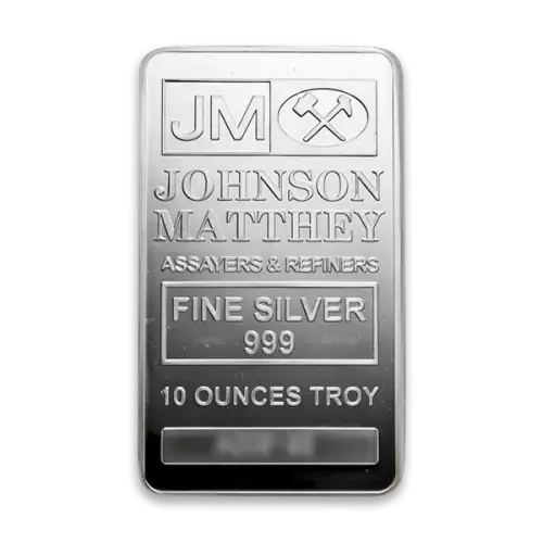 10oz Johnson Matthey Silver Bar (2)