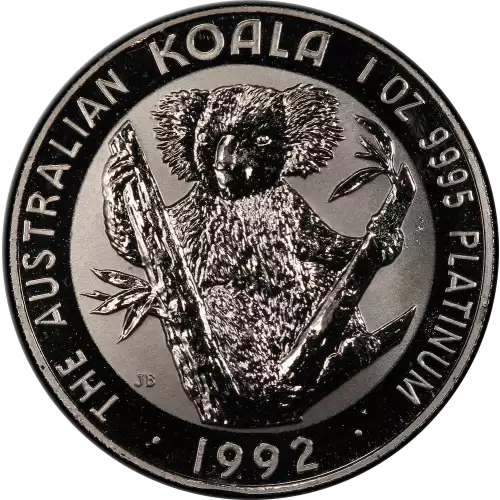 1992 1oz Australian Perth Mint Platinum Koala (2)