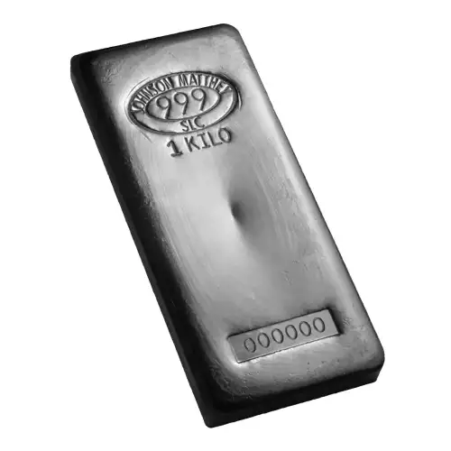 1kg Johnson Matthey Silver Bar (2)