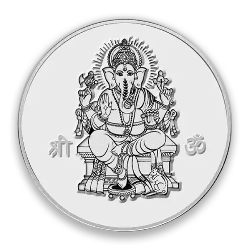 1oz Ganesha Silver Round (2)