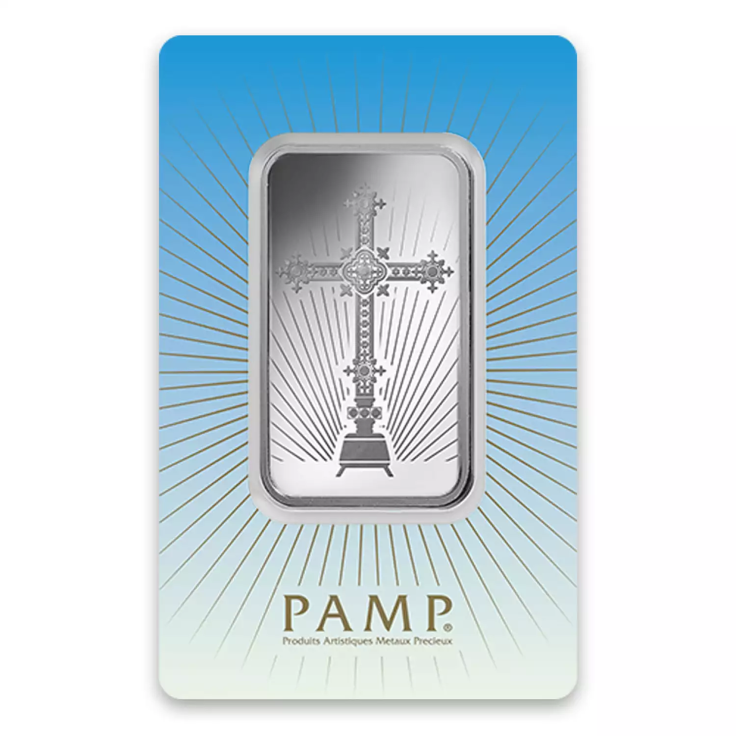 1oz PAMP Silver Bar - Romanesque Cross (3)
