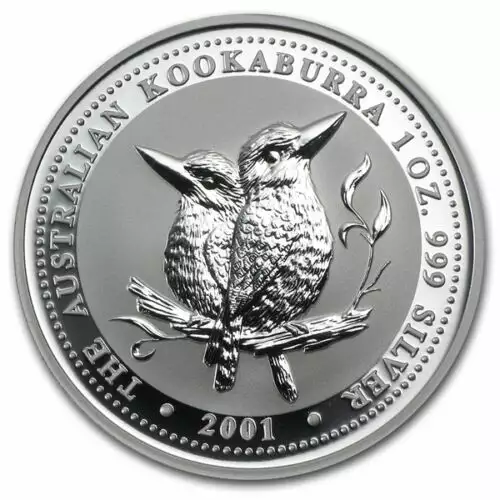 2001 1oz Australian Perth Mint Silver Kookaburra (2)