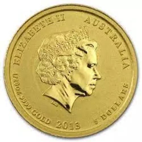 2013 1/20oz Australian Perth Mint Gold Lunar II: Year of the Snake (2)