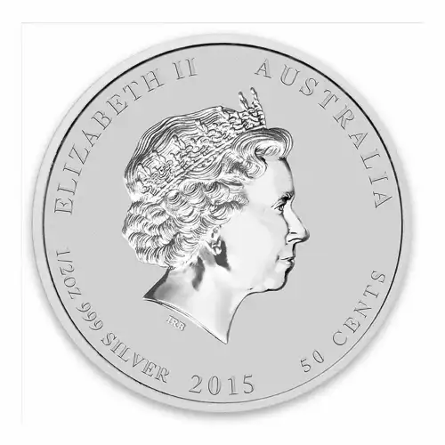 2015 1/2oz Australian Perth Mint Silver Lunar II: Year of the Goat (2)