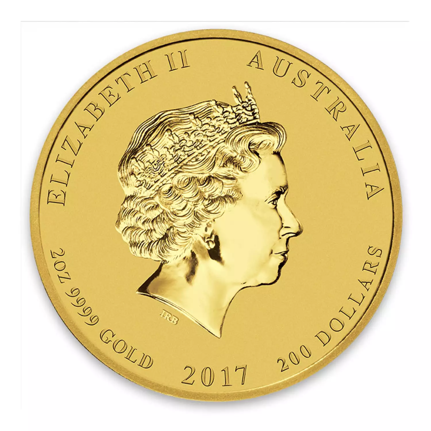 2017 2oz Australian Perth Mint Gold Lunar II: Year of the Rooster (2)