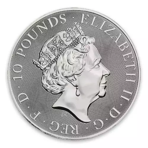 2018 10oz Britain Silver Queen's Beast : The Griffin of Edward (3)