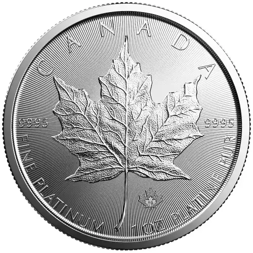 2019 1oz Canadian Platinum Maple Leaf (2)