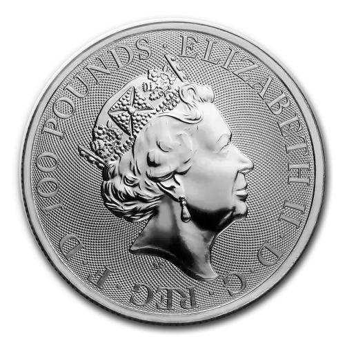 2019 Great Britain 1 oz Platinum Queen's Beasts: The Unicorn (2)