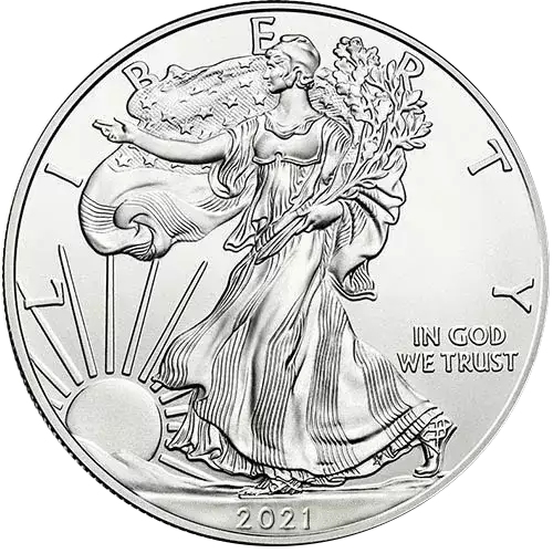 2021 1oz American Silver Eagle - Type 1 Reverse (2)