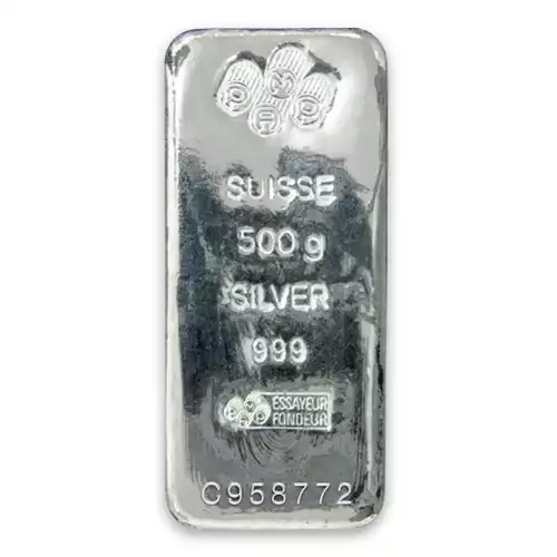 500g PAMP Silver Bar (2)