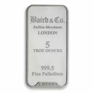 5oz Baird & Co Palladium Minted Bar (2)