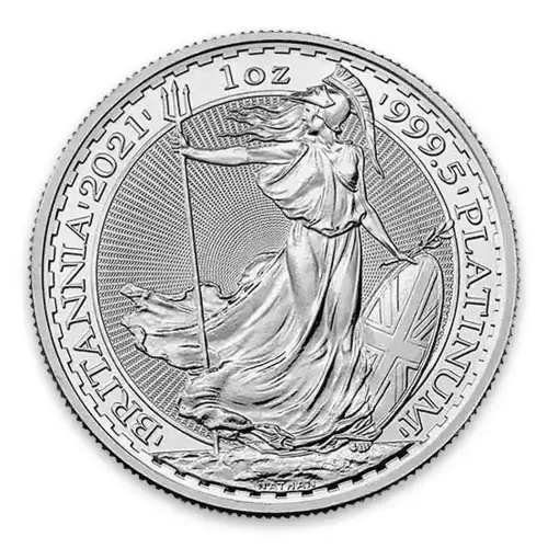 Any Year 1oz British Platinum Britannia Coin (2)