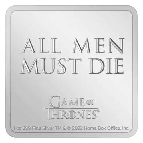 Game Of Thrones - 2022 1oz Three Eyed Raven Silver Medallion (2)