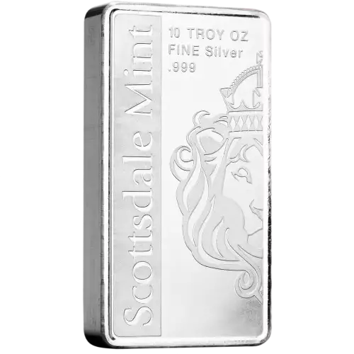 Scottsdale Mint 10 oz Archangel Michael Silver Bar (3)