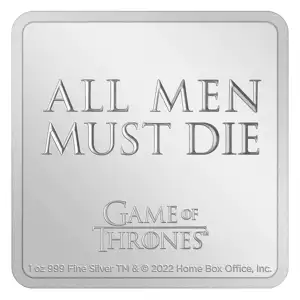 Game Of Thrones - 2022 1oz Three Eyed Raven Silver Medallion (2)
