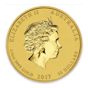 2017 1/4oz Australian Perth Mint Gold Lunar II: Year of the Rooster (2)