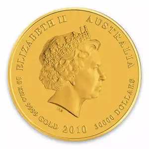 2010 10kg Australian Perth Mint Gold Lunar II: Year of the Tiger (2)
